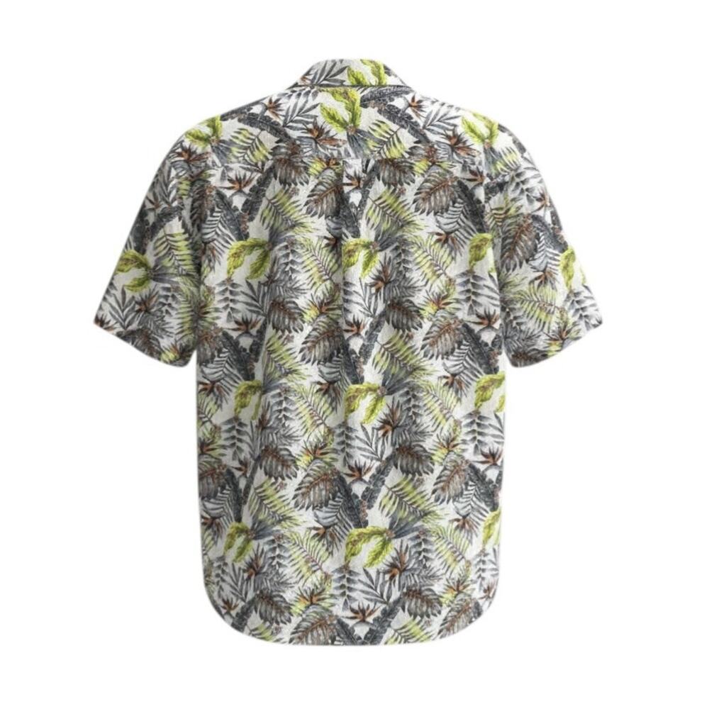 Ariat Tropical Print Button Shirt L Resort Coastal Vacation Style - Picture 3 of 5